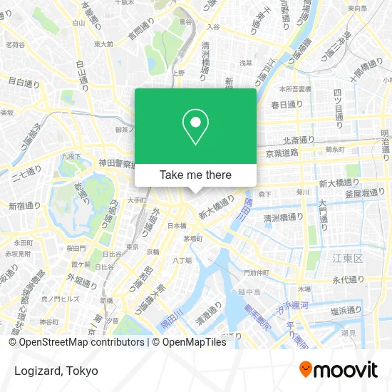Logizard map