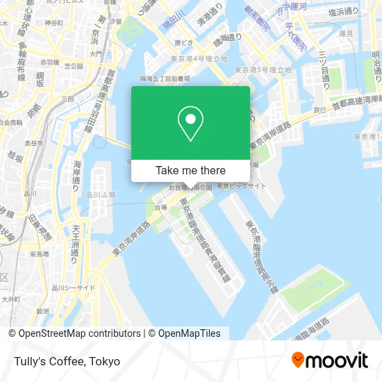 Tully's Coffee map