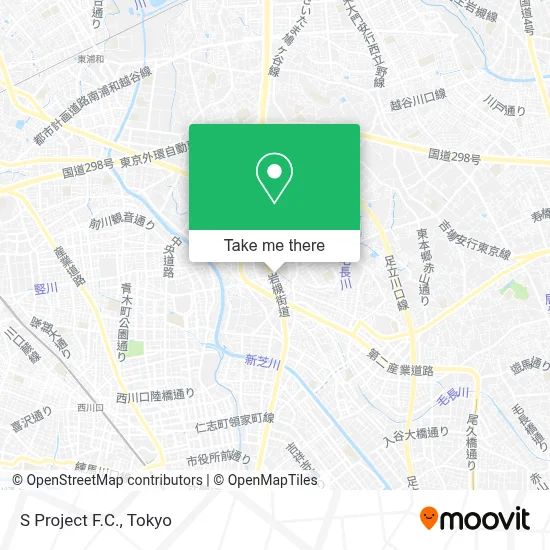 S Project F.C. map