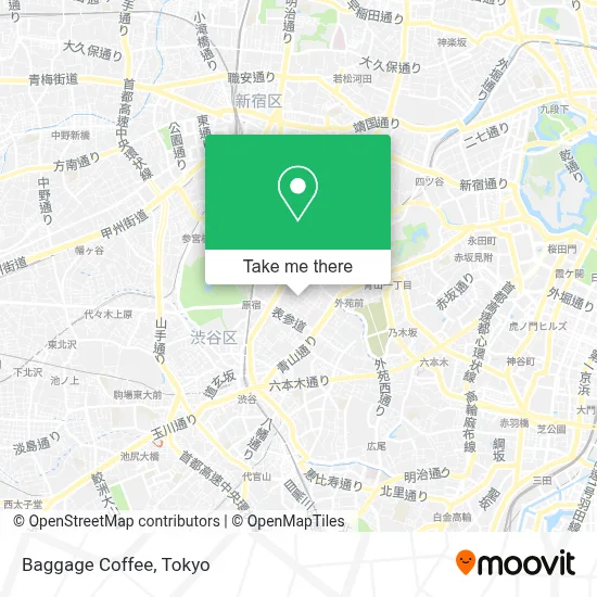 Baggage Coffee map