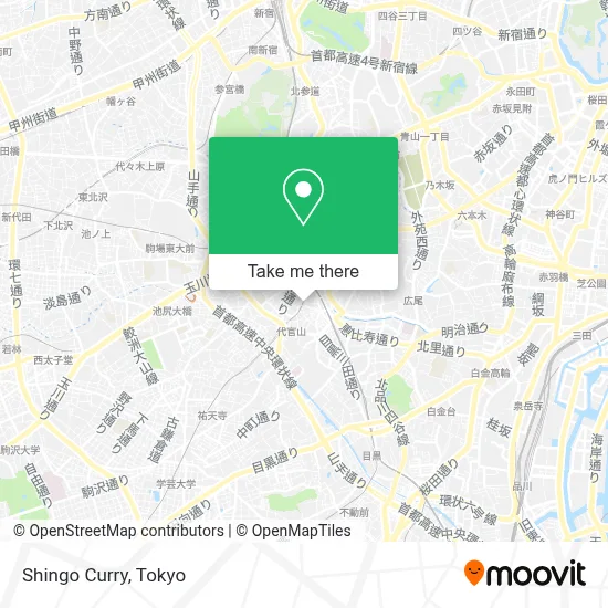 Shingo Curry map