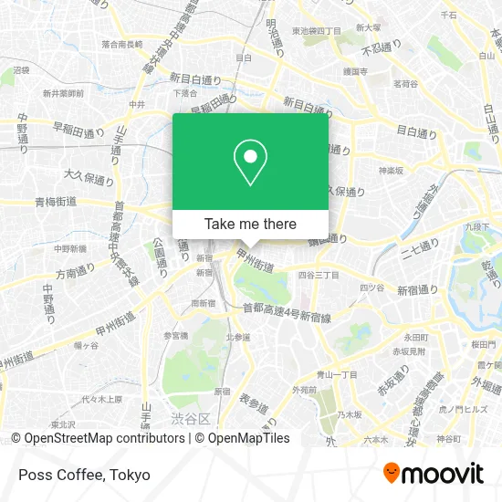 Poss Coffee map