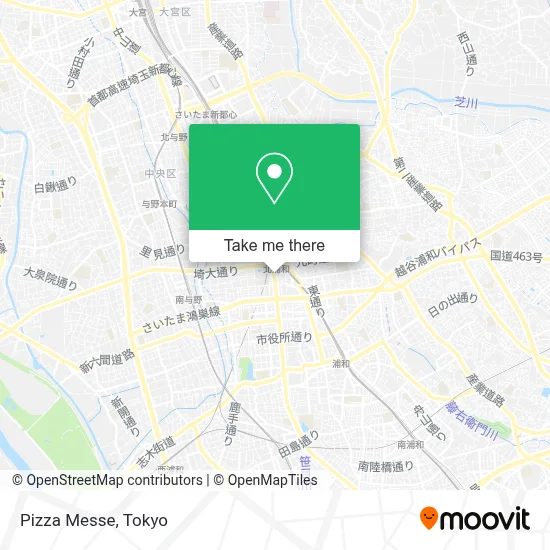 Pizza Messe map