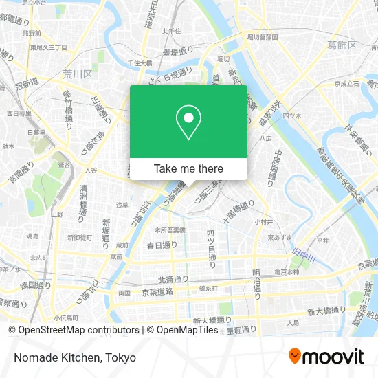 Nomade Kitchen map