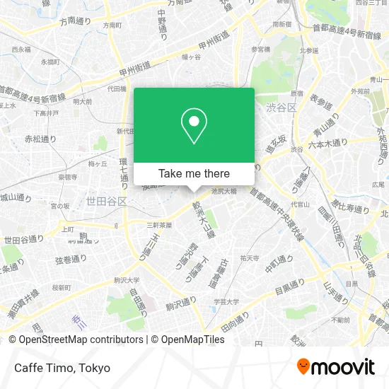 Caffe Timo map