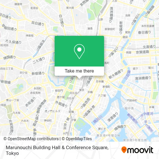 Marunouchi Building Hall & Conference Square map