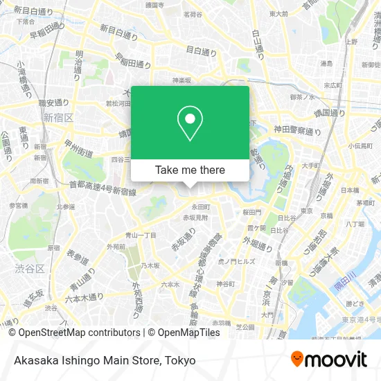 Akasaka Ishingo Main Store map