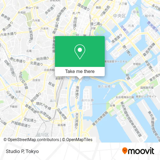 Studio P map