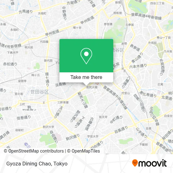 Gyoza Dining Chao map