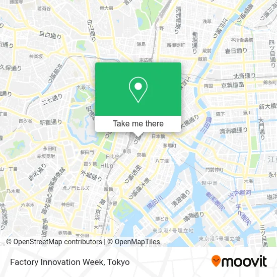 Factory Innovation Week map