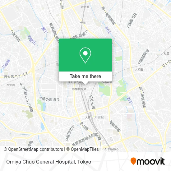 Omiya Chuo General Hospital map