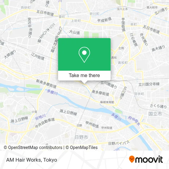 AM Hair Works map