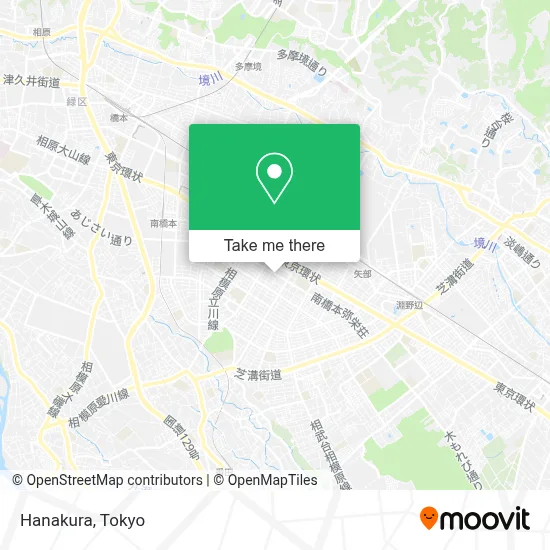 Hanakura map