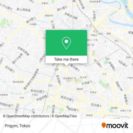 Prigym map