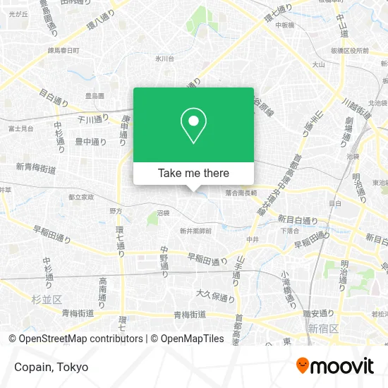 Copain map