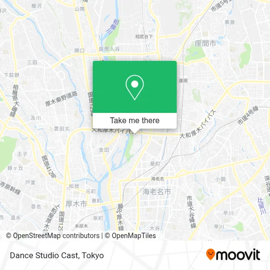 Dance Studio Cast map