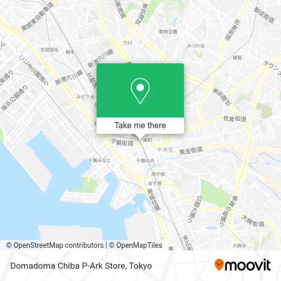Domadoma Chiba P-Ark Store map