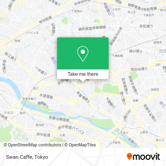 Swan Caffe map