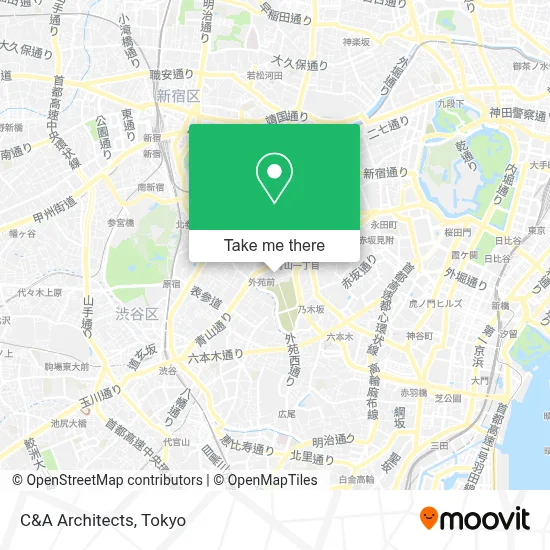 C&A Architects map