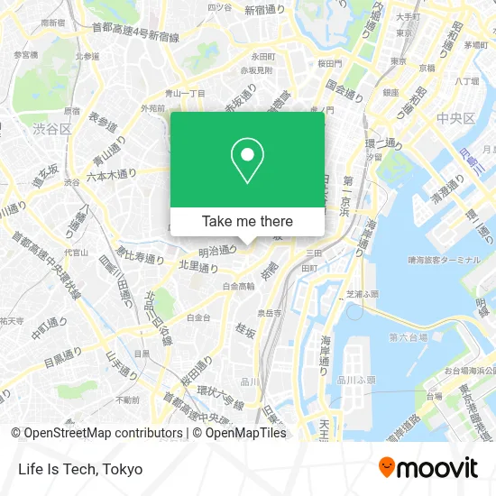 Life Is Tech map