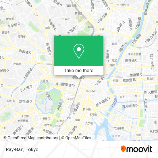 Ray-Ban map