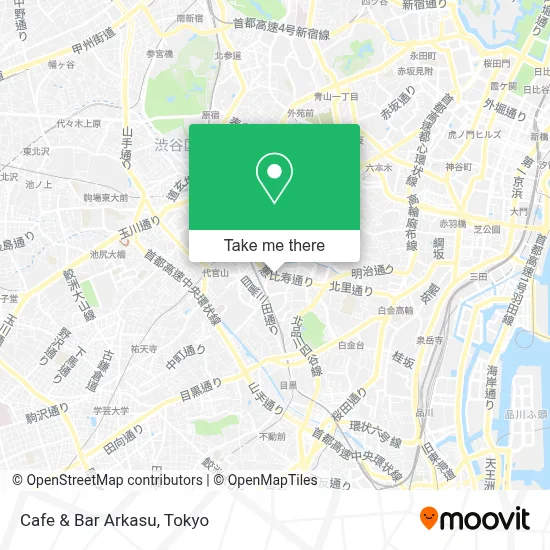 Cafe & Bar Arkasu map
