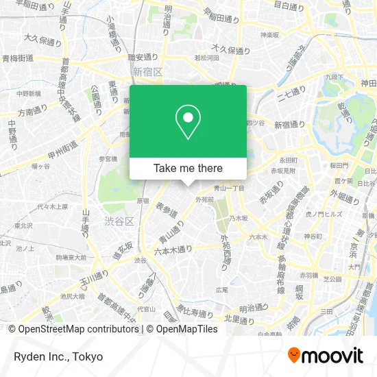 Ryden Inc. map