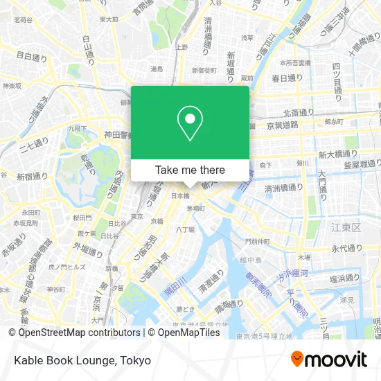 Kable Book Lounge map