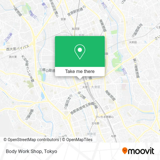 Body Work Shop map