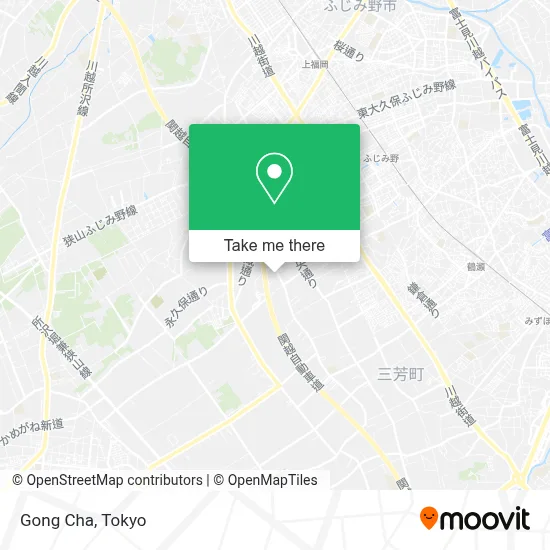 Gong Cha map