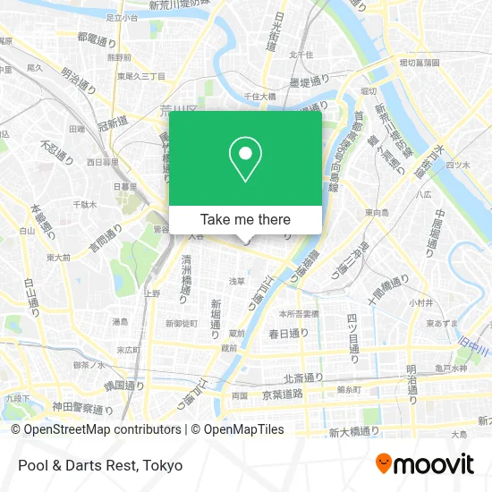 Pool & Darts Rest map