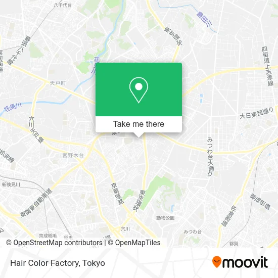 Hair Color Factory map
