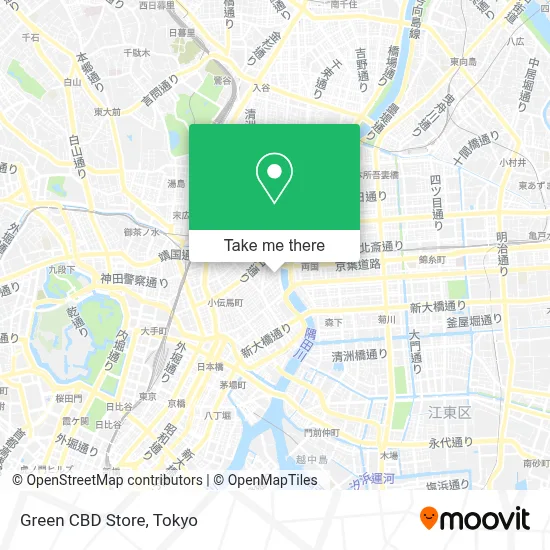 Green CBD Store map