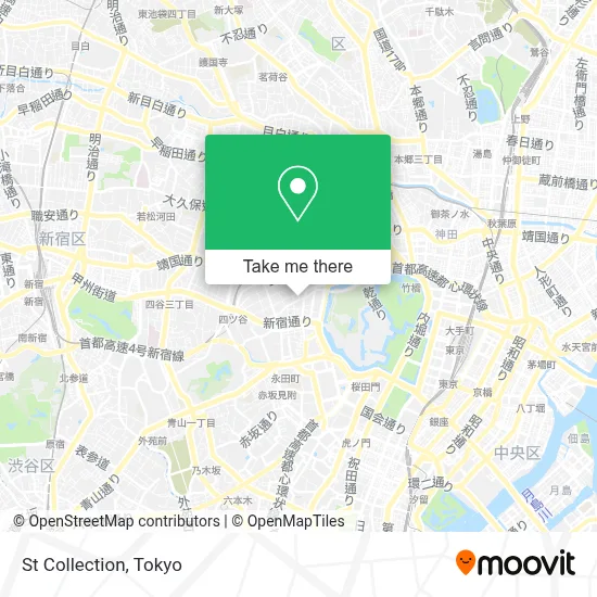 St Collection map