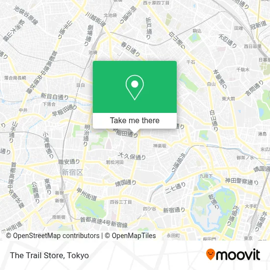 The Trail Store map
