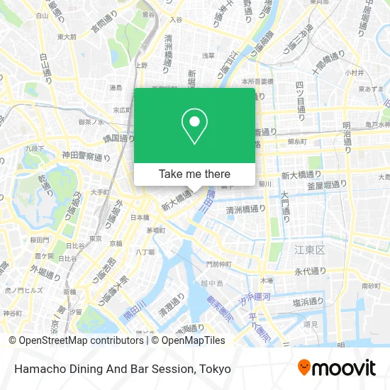 Hamacho Dining And Bar Session map