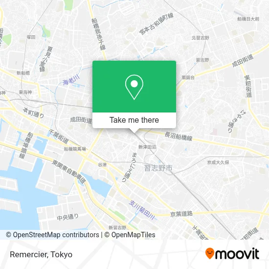 Remercier map