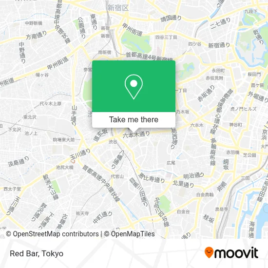Red Bar map
