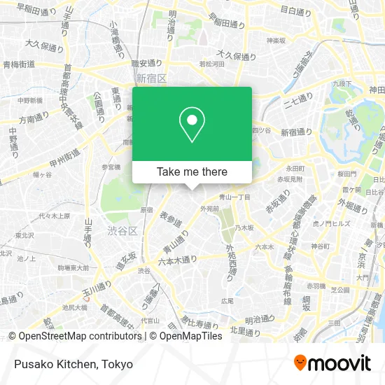 Pusako Kitchen map