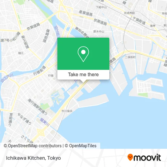 Ichikawa Kitchen map