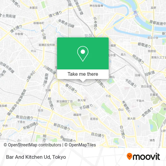 Bar And Kitchen Ud map