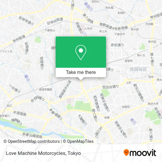 Love Machine Motorcycles map