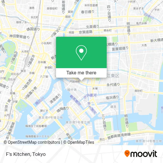 F's Kitchen map