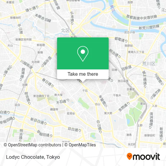 Lodyc Chocolate map
