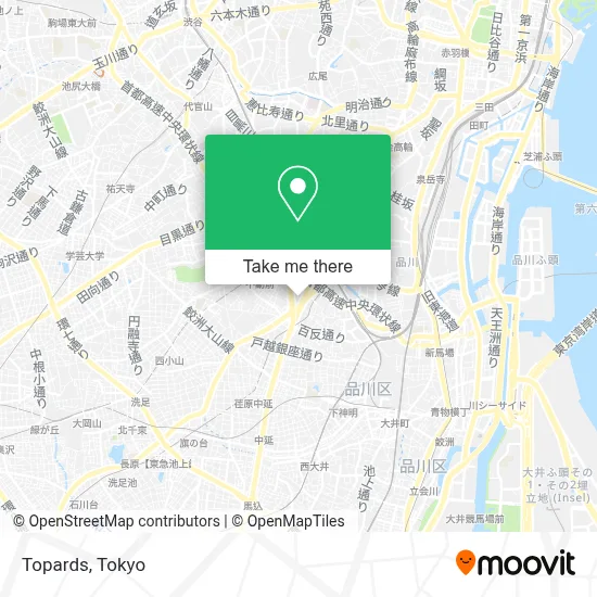 Topards map