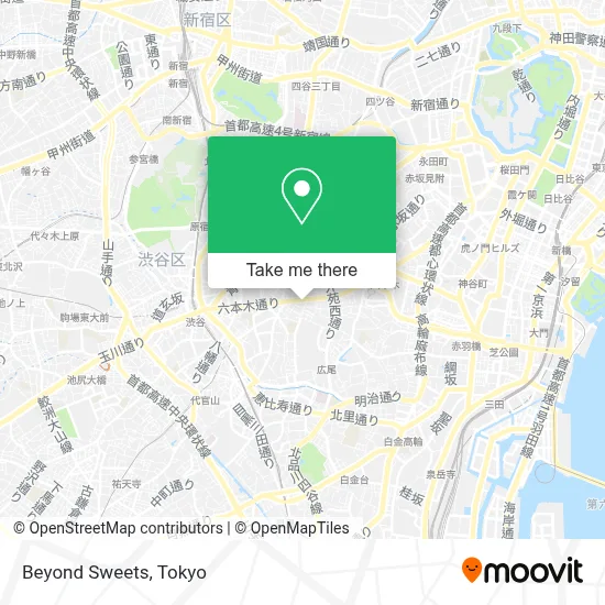 Beyond Sweets map