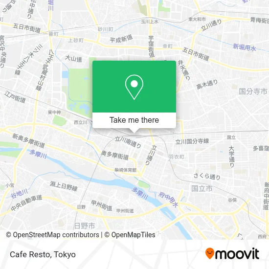 Cafe Resto map