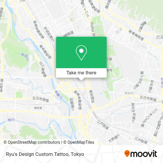 Ryu's Design Custom Tattoo map