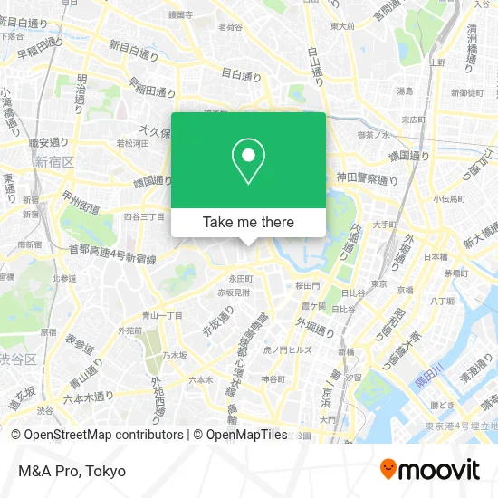 M&A Pro map