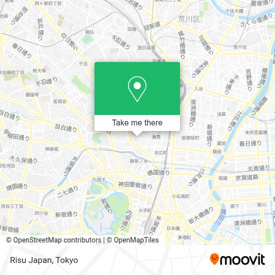 Risu Japan map